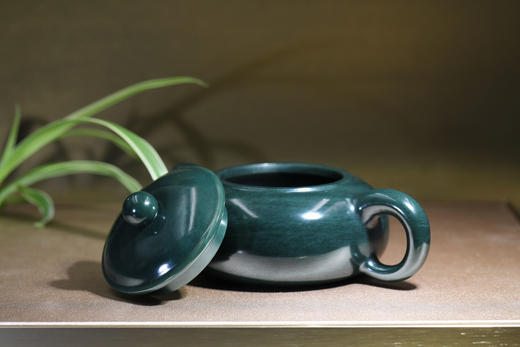 和田玉（青玉）玉壶--仿古壶（宋鸣放6677）272.2G 商品图2