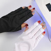 防紫外线防黑露指美甲手套(黑色，白色随机发) 商品缩略图0