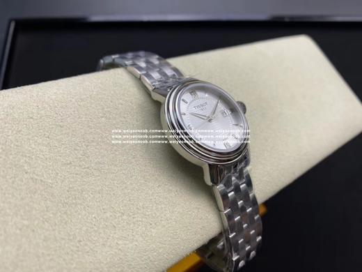 正品保真（女士）
天梭，T097港湾系列情侣对表，简洁百搭商务表，原装瑞士ETA石英机芯，全部原装配件组装，男~40mm女～28mm表径。一表一号，三码一表，全新全套出。 商品图4