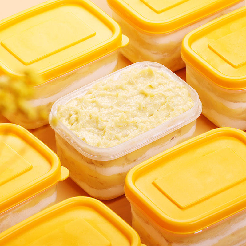 爆浆榴莲冰淇淋千层盒子三盒装120g/盒*3