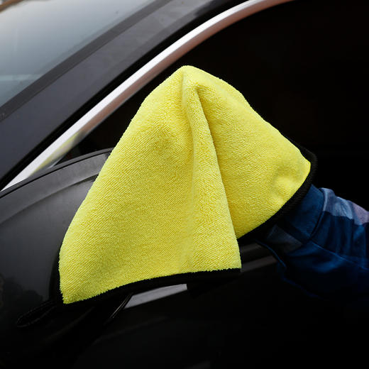 爱丽新 加厚双面珊瑚绒 洗车毛巾吸水擦车布专用玻璃不掉毛 商品图3