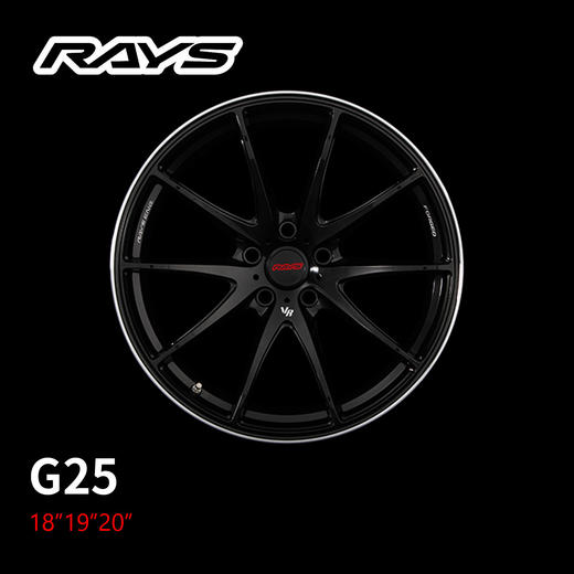 RAYS VOLK系列 G25轮圈 18/19寸 5*100/112/114.3 商品图0