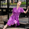 IWY/紫色系带连衣裙22Q1 商品缩略图7