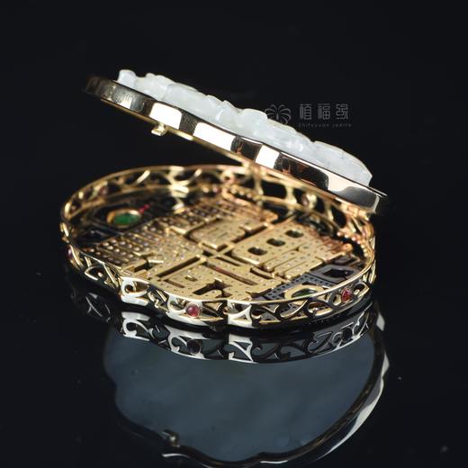 【长相毋忘】喜上眉梢白玉香盒坠-BY2005102 商品图5