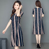 MQ-1778-01夏装大码显瘦中长款绵绸过膝连衣裙YY 商品缩略图1