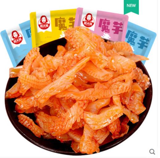 慕大姐魔芋爽60包辣条素毛肚素食魔芋脆丝麻辣儿时整箱小包装零食 商品图1