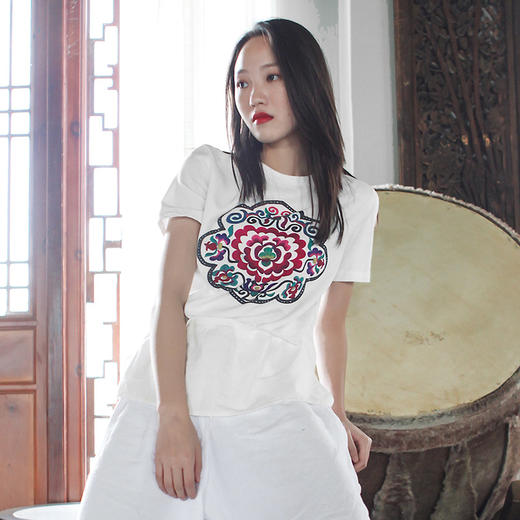 花团锦簇印花T恤 / 少量现货 商品图0