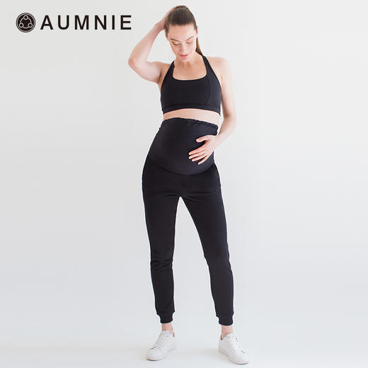 孕妇托腹调节运动卫裤 / Over-The-Bump Maternity Sweat Pants 商品图2