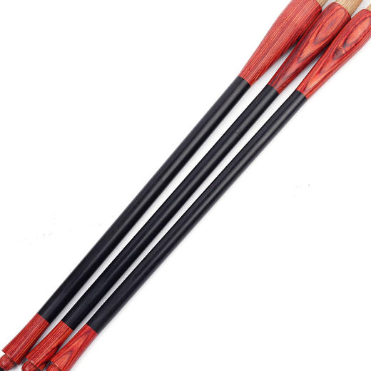 【北尾纯狼毫】中楷毛笔，檀木笔杆，中间黑檀木两头镶红檀木，大中小楷3支礼盒套装 商品图1