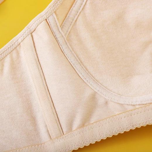 有机棉女士文胸 吊带文胸 吊带内衣  孕妇文胸 运动内衣 一片式 无痕内衣 少女适用 舒适无负担 0%荧光剂 素道敦煌天然有机彩棉织造 舒适安全健康 [漳州仓] 商品图5