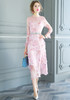 FMY-F20CL29764印花真丝气质超仙显瘦中长裙配吊带裙套装 商品缩略图1