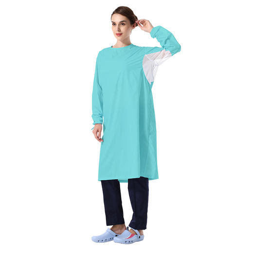 防水罩袍隔离服美容服s8025a款腋下有网透气可重复使用防水衣