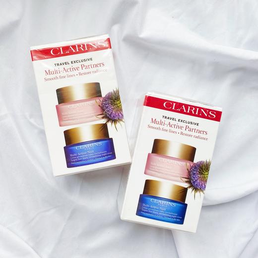 CLARINS娇韵诗 青春赋活日晚霜套装 多元活肤套装 新老随机发 日霜 50毫升+晚霜 50毫升 26年尾的【CDF】 商品图6