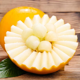 【西出秦关·陕西眉县】黄河金色蜜瓜 肉质紧密 糖度高 外表光滑美丽 甜瓜 香瓜 非哈密瓜 包邮