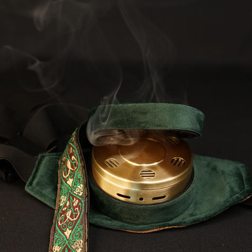 无烟艾灸盒 随身灸纯铜 家用便携式 +艾柱 桑皮纸 商品图3