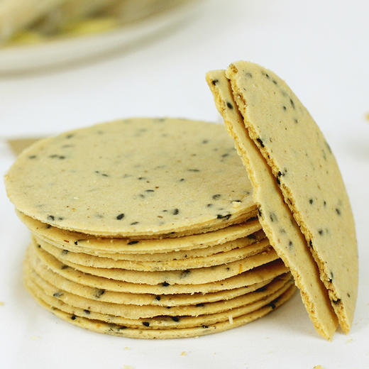 『铁棍山药芝麻饼』香甜酥脆 非油炸『铁棍山药椒盐饼』脆薄椒香 无