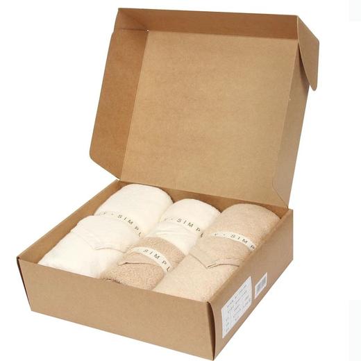 有机彩棉毛巾礼盒 多件套 0%染色 0%荧光剂 家庭美满 送礼佳品 素道敦煌天然有机彩棉织造 舒适安全健康 商品图6