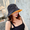 【韩版ins太阳帽盆帽】双面渔夫帽女日系春夏季时尚饰品防晒遮阳帽子 商品缩略图0