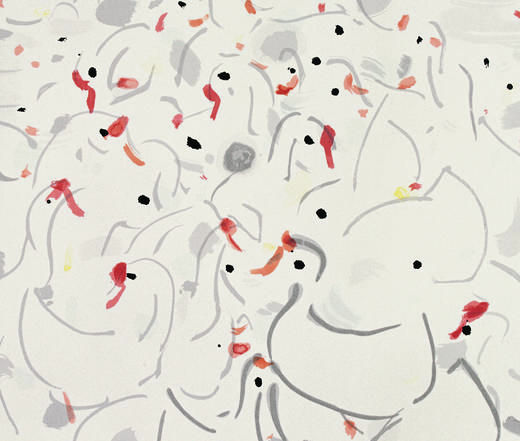 吴冠中|《乡音》——丝网版（签名仅两幅） 商品图1