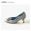 westory2020夏新款水钻方扣高跟细跟仙女风ins潮凉鞋女W29AH50648 商品缩略图1