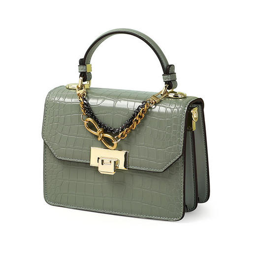 HM-HYT6122新款鳄鱼纹百搭单肩斜跨手提包 商品图3