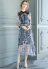 FMY-F20CL29764印花真丝气质超仙显瘦中长裙配吊带裙套装 商品缩略图4