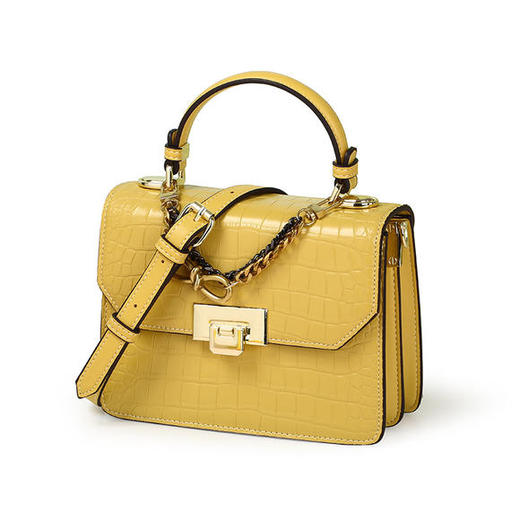 HM-HYT6122新款鳄鱼纹百搭单肩斜跨手提包 商品图4