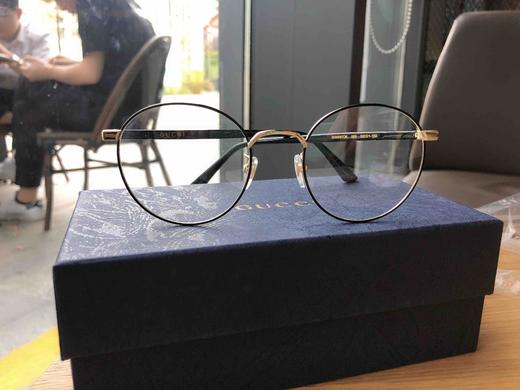 肖战同款！Gucci光学镜架GG0297黑金框男女同款 保真！ 商品图7