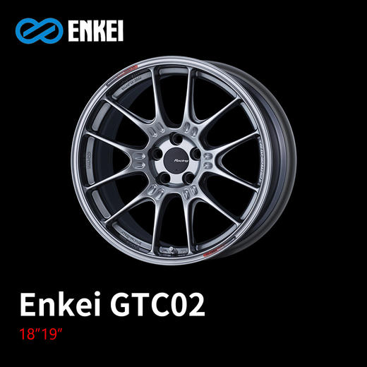 ENKEI GTC02系列轮圈 17/18/19寸 5*100/112/114.3/120 旋压铸造 日本进口 总代正品 商品图0