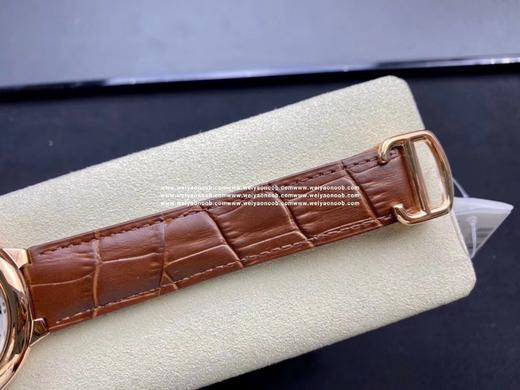 V6 厂 卡地亚 全玫瑰金 蓝气球 可搭载皮带和钢带，42mm 直径42x13mm，搭载2824自动机械机芯，316精钢表壳，凸形鱼眼蓝宝石镜面，烧蓝钢针，折叠扣，防水50米！乱真之作！ 商品图7