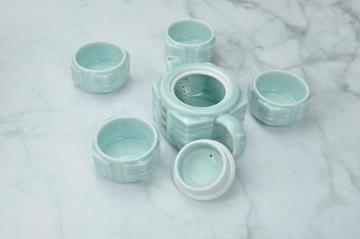 【积分兑换】定制龙泉青瓷茶具5件套 商品图1