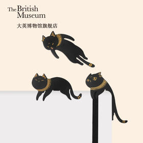 创意书签三件套装，大英博物馆盖亚·安德森猫书签镂空卡通可爱创意文具用品