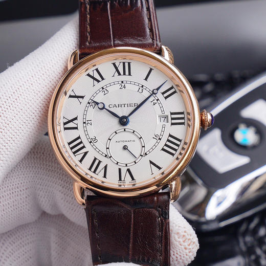 cartier 卡地亚ronde de 伦敦路易系列,搭载原版一致1904-ps mc自动