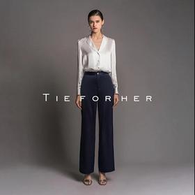 20SSP33 珍珠缎复古真丝衬衫