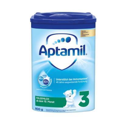 【中欧班列精选】德国爱他美奶粉Aptamil 3段（10-12个月）800g/桶  HNMG 商品图0