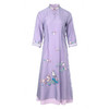 DEO-2BC19526情人纱旗袍新款宽松大码刺绣连衣裙 商品缩略图4