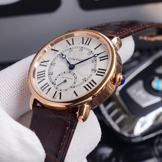 cartier 卡地亚ronde de 伦敦路易系列,搭载原版一致1904-ps mc自动