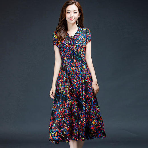 YWE-KED-G15夏季新款气质优雅连衣裙 商品图3
