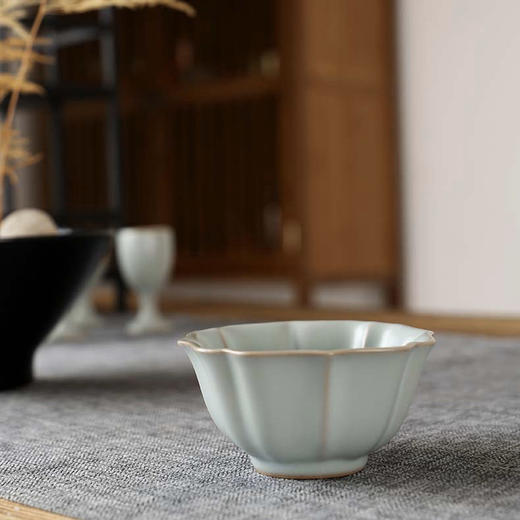 东道汝窑｜莲花·聚宝杯 藏风聚宝 圣洁高雅 商品图0