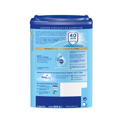 【中欧班列精选】 德国爱他美奶粉Aptamil 2段（6-10个月）800g/桶 HNMG 商品图3
