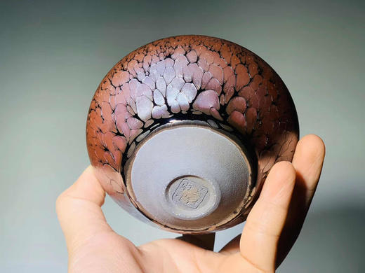建盏【芳菲-官帽】尺寸:8.24.2cm 作者:吴继旺