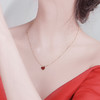 【怦然心动】六鑫珠宝 18K金•LOVE U 心形红玛瑙套链 商品缩略图4