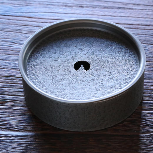 天心月圆 纯锡壶承建水干泡茶盘