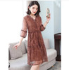 DD-2304法式宽松妈妈五分袖a字裙子轻熟风气质连衣裙 商品缩略图3