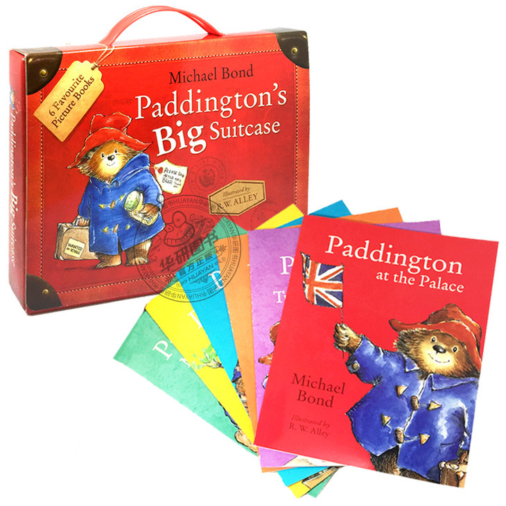 英文原版儿童绘本小熊帕丁顿6册盒装绘本儿童图书36岁绘本书