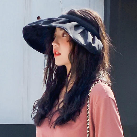 【赠冰袖】WODONBLE空顶大檐贝壳防晒帽 商品图0