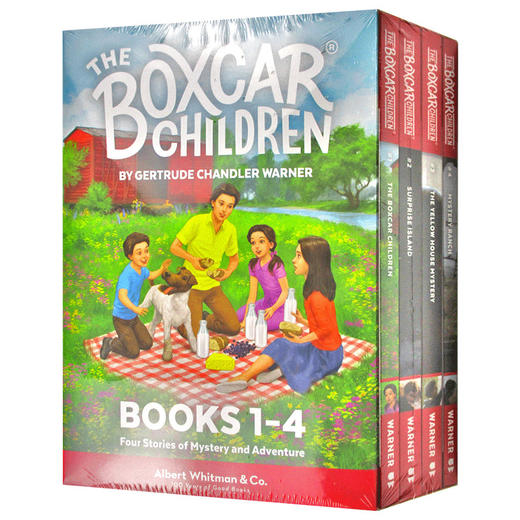 棚车少年英文原版小说1-4册全套 The Boxcar Children Books 美国中小学儿童读物课外阅读英语章节桥梁书籍 商品图5