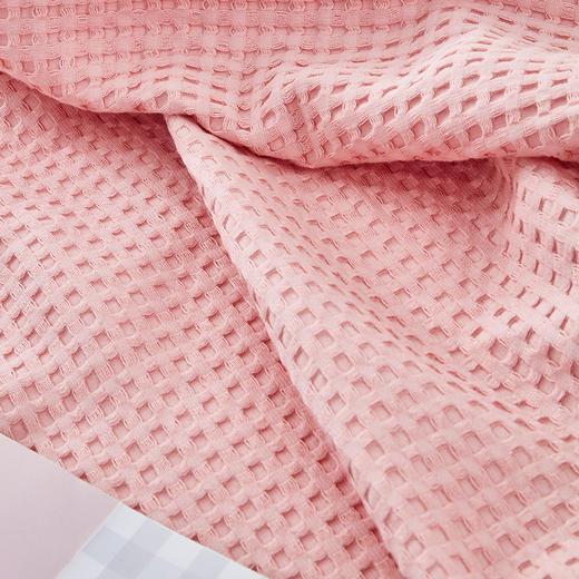 全棉华夫格空调毯