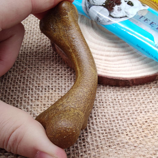 亚禾磨牙棒25g单支装 鸡肉/牛肉味 洁齿骨 狗狗零食 除口臭 商品图7