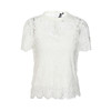vimage纬漫纪设计师品牌新款夏季时尚通勤OL短袖圆领蕾丝衫上衣女V1113724 商品缩略图4